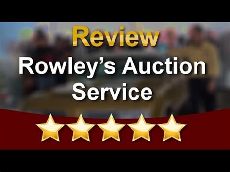 Rowley's auction service - (810) 724-4035; office@rowleyauctions.com; 124 S Lake Pleasant Rd. Attica, MI 48412; Monday - Friday: 10:00am - 4:00pm Weekends & Evenings: By Appointment Only